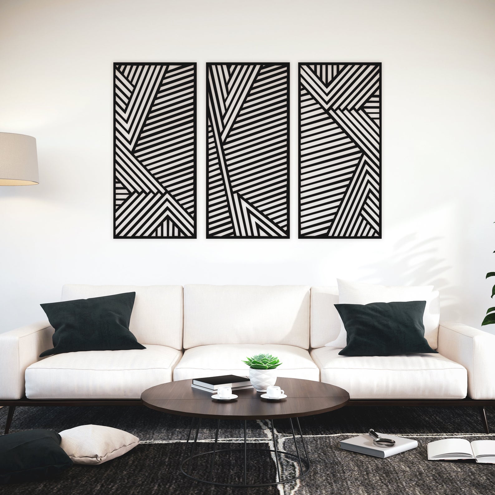 Stunning Contemporary Geometric Wall Art Ideas | Dezign Lover Blog